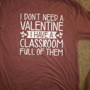 Teacher Valentine's Day T-shirt